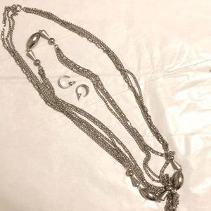 Vintage necklace and earrings